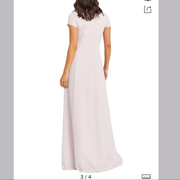 NWT Show Me Your Mumu Geneva maxi bridal dress long V-neck bridesmaid we… - Picture 3 of 13